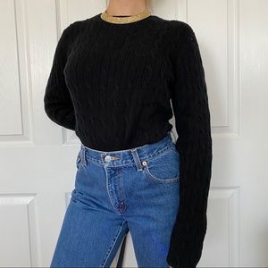 y2k polo ralph lauren crew neck sweater